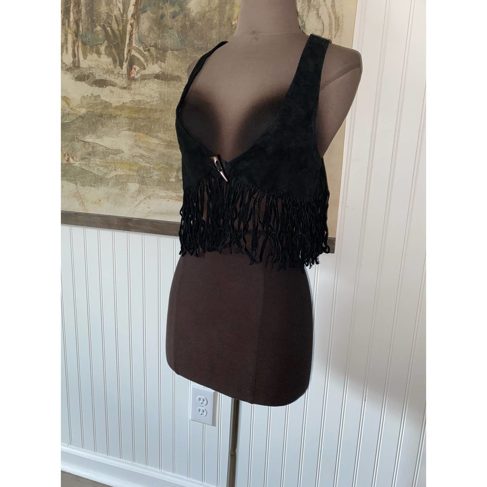 Gypsy 05 Suede Fringe Vest-GUC